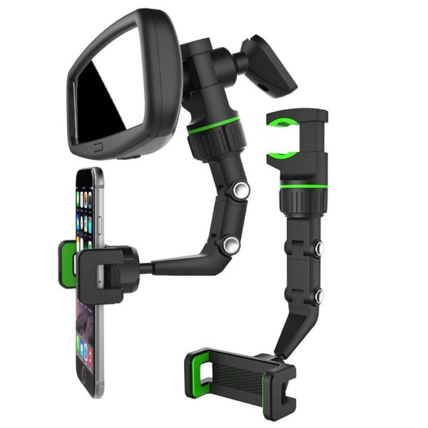 Mobile Phone Car Holder for Rearview Mirror - حامل هاتف محمول للسيارة