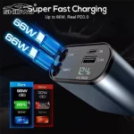 Adaptateur allume-cigare de voiture à charge rapide