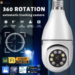 Camera de Surveillance WiFi HD – Ampoule LED Camera de Surveillance WiFi HD – Ampoule LED